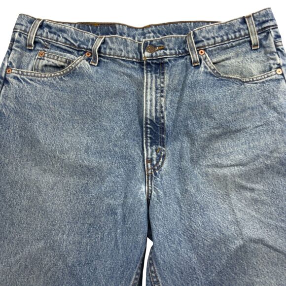 Levis 550 Relaxed Fit Jeans 40 x 32 (30) 100% Cotton (loose stitch on pocket) - Picture 7 of 10